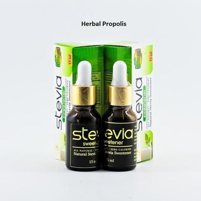 

Stevia Gula Cair Tetes Alami Sweetener Asli Original