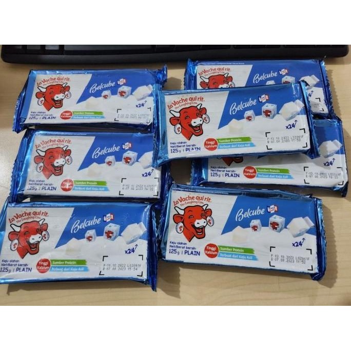 

Belcube Cheese One Bite Laughing Cow Keju Mpasi Plain 24 Cubes 125 Gr Terlaris