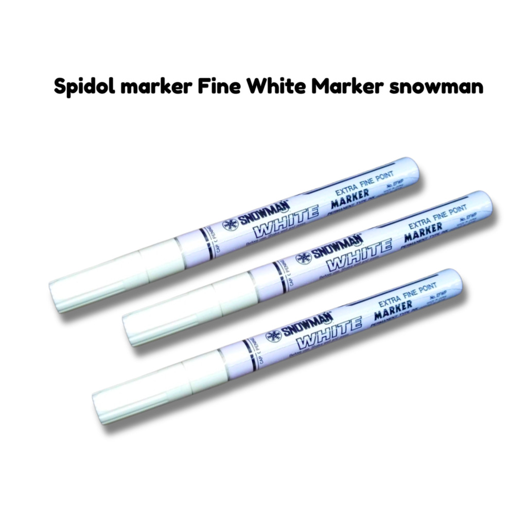 

Spidol marker Fine White Marker snowman