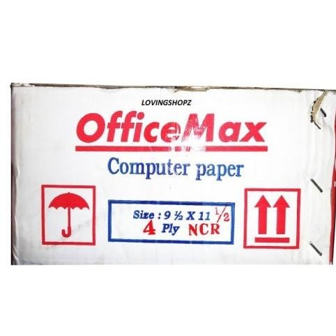 

Baru Continuos Form Office Max 91/2 X 11Inch , 4Ply Bagi 2