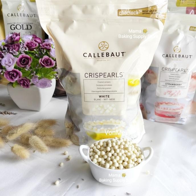 

Callebaut Crispearls Crispy Pearl Ball White Chocolate Putih 400 Gr Terlaris