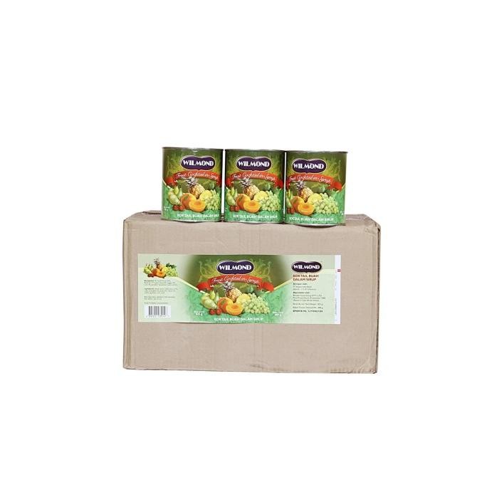 

Wilmond Fruit Cocktail In Syrup Canned- Minuman Buah Kaleng 825G Terlaris