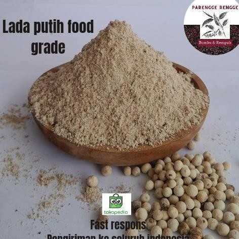 

Lada putih bubuk steril 1kg / white pepper powder