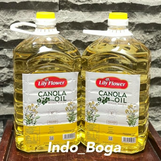 

lily flower canola oil 5 liter / minyak kanola / minyak jagung canola