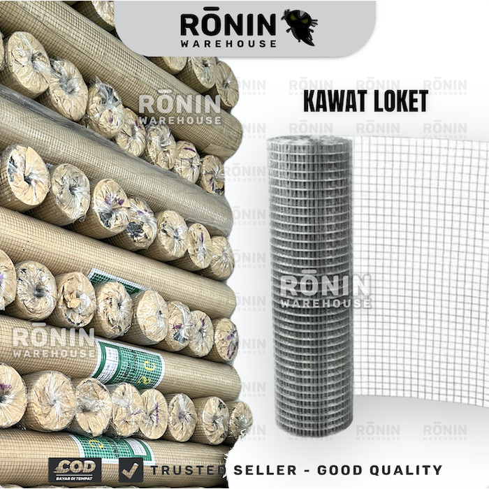 Kawat Loket Ram Patri Las 1/2"inch 100cm 22 30 kg Ayakan Pasir Kandang