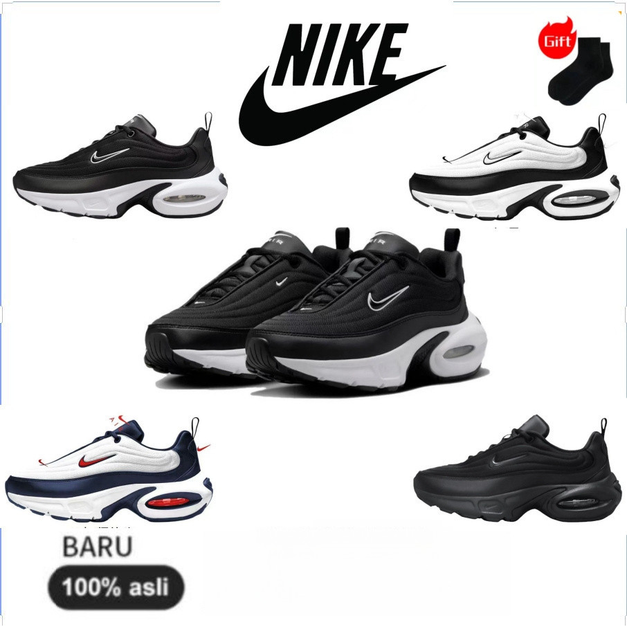 Nike Air Max Portal sepatu lari kasual low-top yang nyaman, serbaguna, anti-selip, tahan aus, wanita