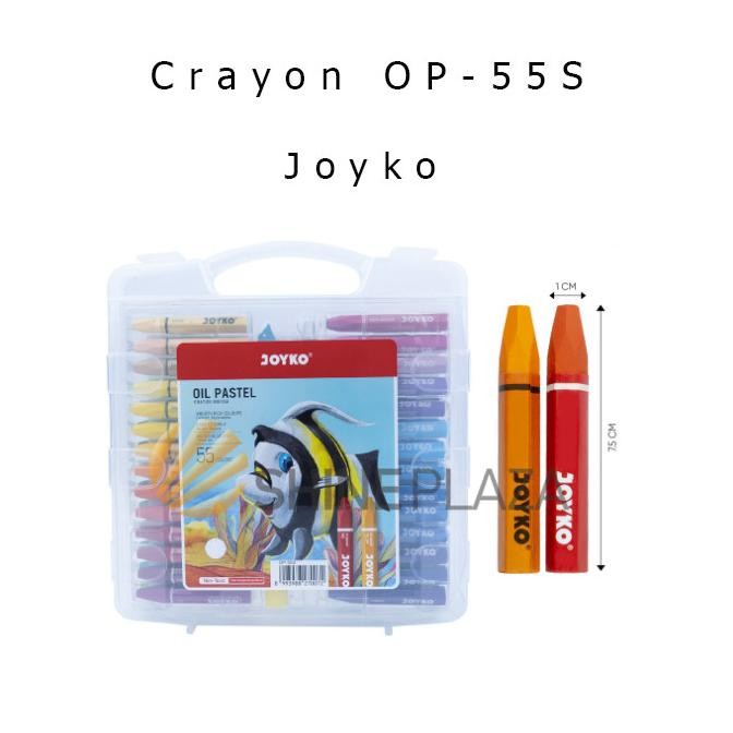 

Crayon Titi 55 Warna - Oil Pastel Titi 55 Color