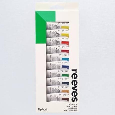 

reeves acrylic 12clr 10ml