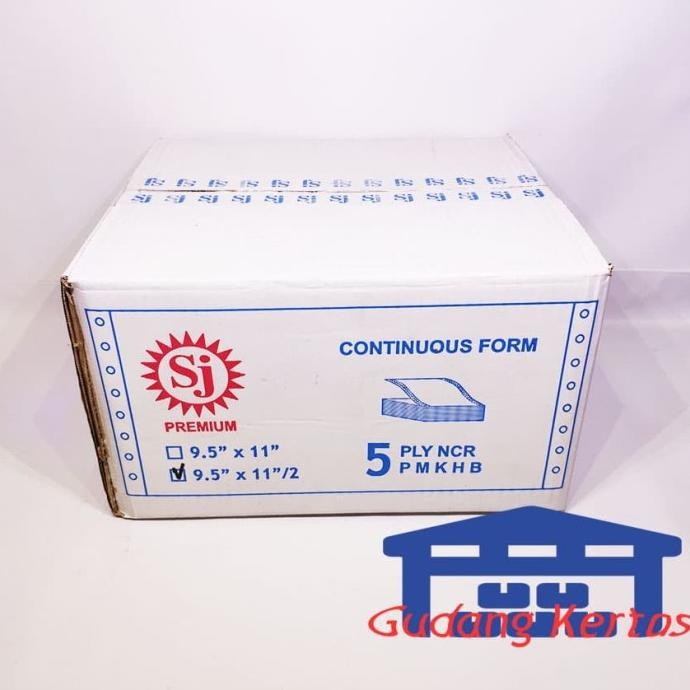 

NEW CONTINUOUS FORM 9.5 X 11/2 5PLY SJ PREMIUM PRS - BAGI 2