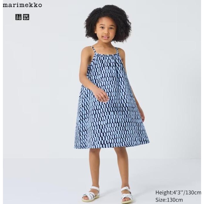 UNIQLO X MARIMEKKO GIRLS CAMISOLE DRESS 0711T