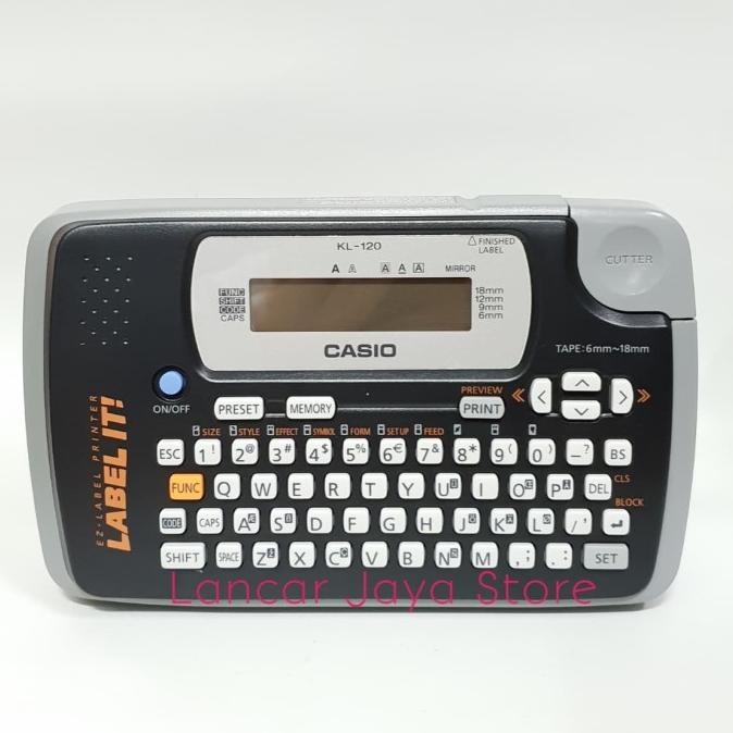 

TERBARU - Casio Label It KL120/Printer Label Casio KL-120/Label it Printer Casio