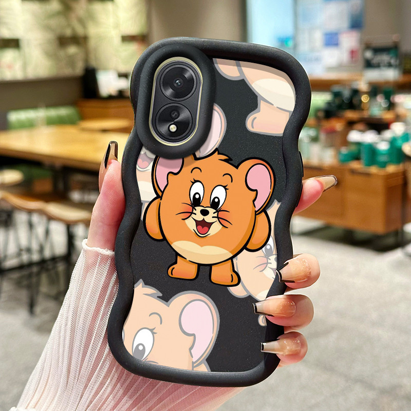 Casing Hp Untuk OPPO A18 A38 A17 A17K A16 A16s A54s A15 A15s A35 4G A55 5G A56 5G Case Kesing Kucing