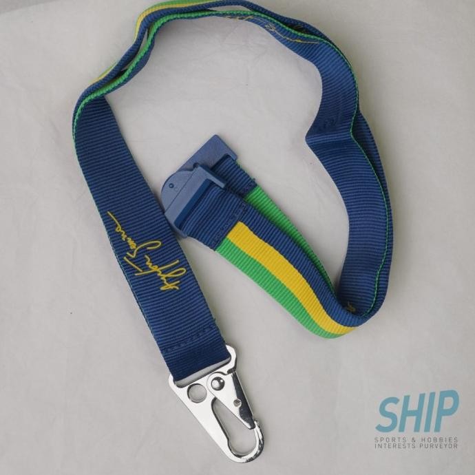 

Official SENNA lanyard gantungan original new ayrton stichd