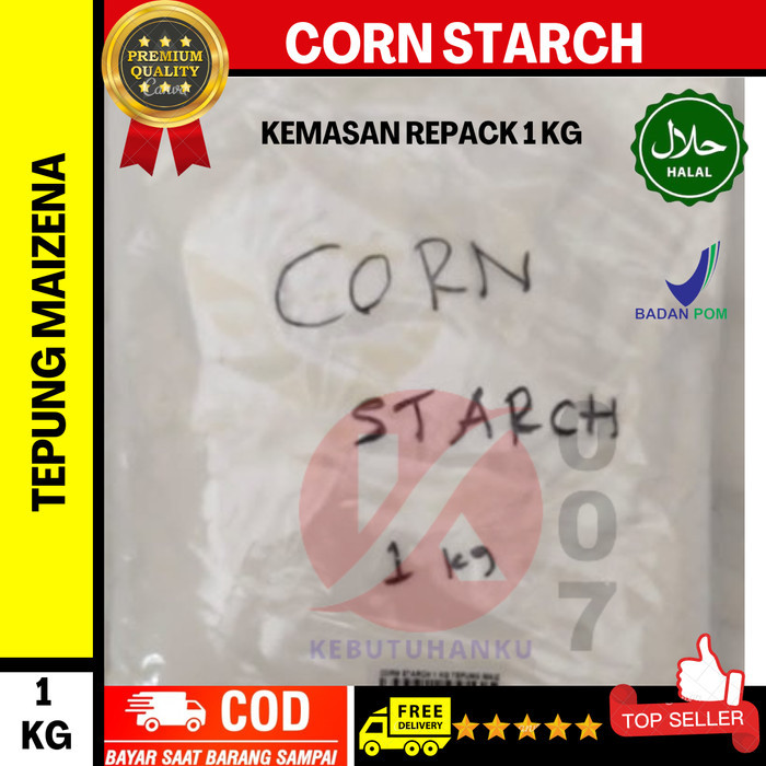 

Corn Starch 1 kg / Tepung maizena / Tepung pati jagung