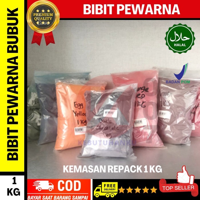 

PEWARNA MAKANAN BUBUK 1 KG / BIBIT PEWARNA BUBUK