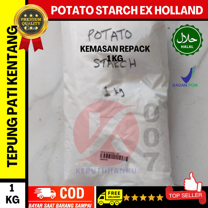 

Potato starch Avebe 1 kg IMPORT ex Holland / Tepung pati kentang