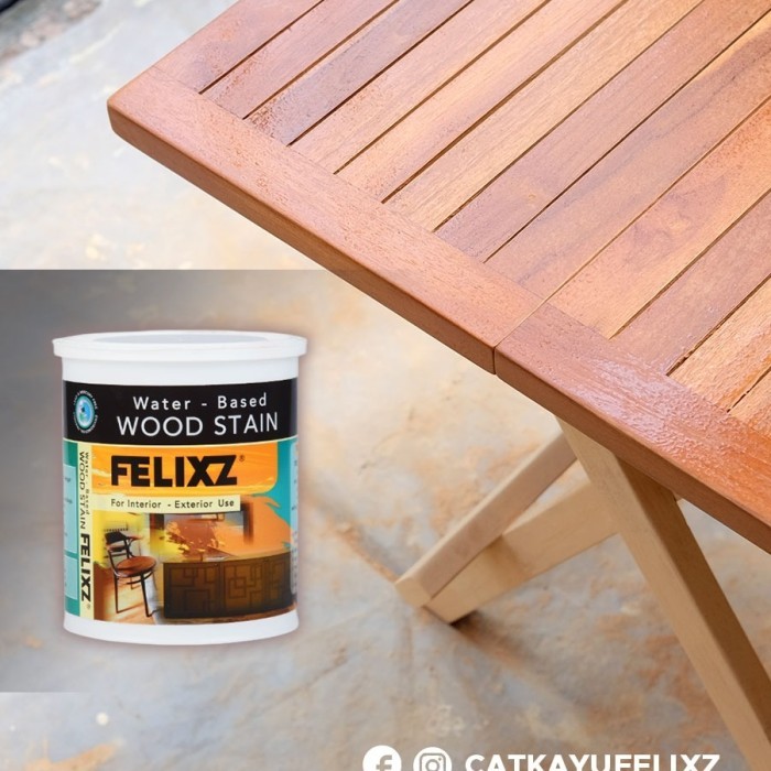 Felixz Top Coat Clear Gloss/ Doff , Cat Kayu Waterbased