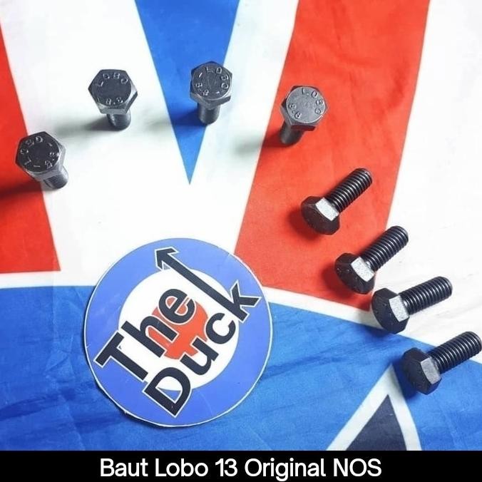 Baut Lobo 13 Original Untuk Velg Vespa Super, Ps (Nos)