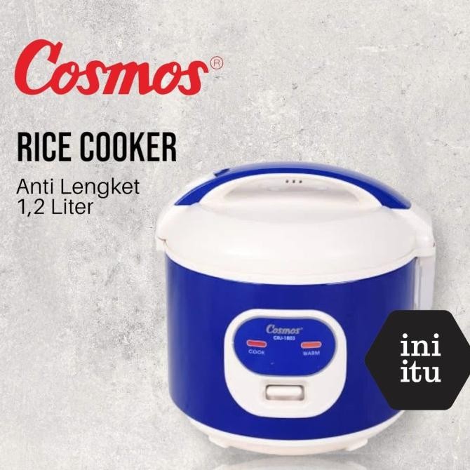 [ Cosmos ] Magic Com / Rice Cooker mini Cosmos Crj 1803 - 1 liter