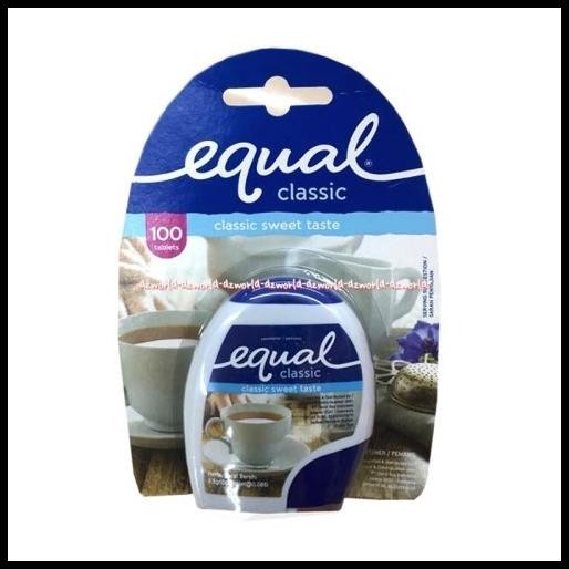 

Equal Classic Sweet 100 Tablets | Gula Diabetes