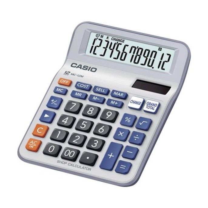 

Kalkulator Toko/Dagang Casio Mc-12M (12 Digit)
