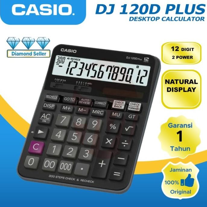 

Kalkulator Casio Dj 120Dplus