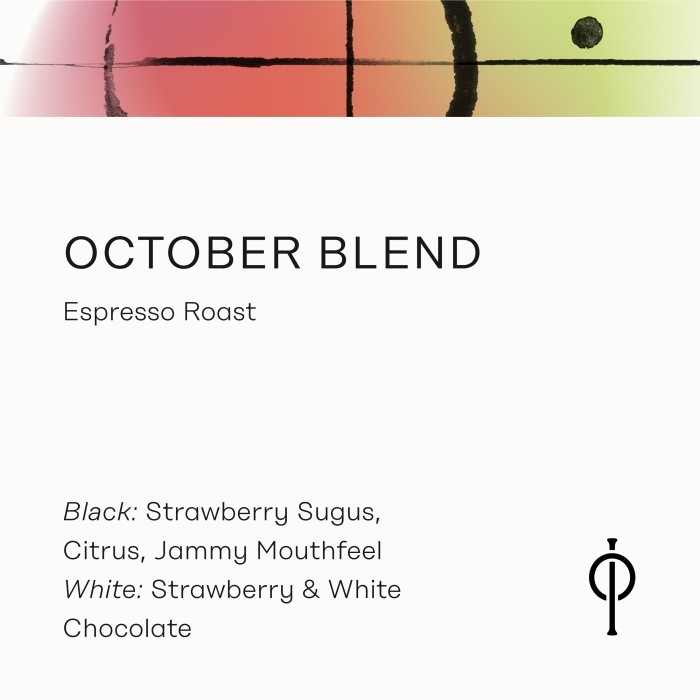 

October Blend - Instinct Roastery