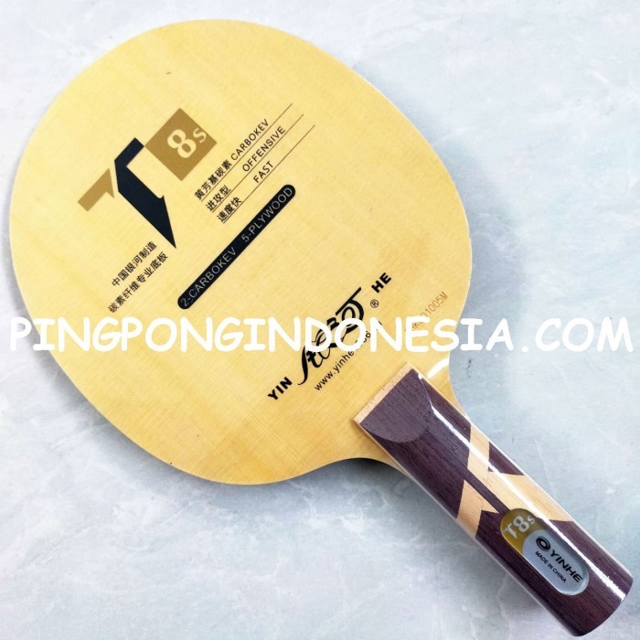 Yinhe T8S - St - Blade Kayu Pingpong Carbon Kev Tenis Meja T8-S T-8S