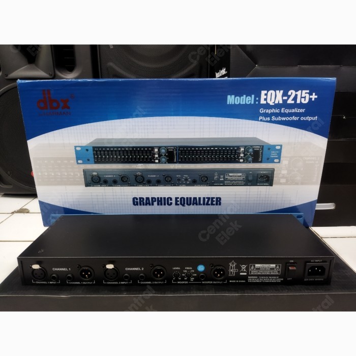 Termurah Equalizer Dbx Eqx215 / Eqx 215 / Eqx-215 + Subwoofer Grade A