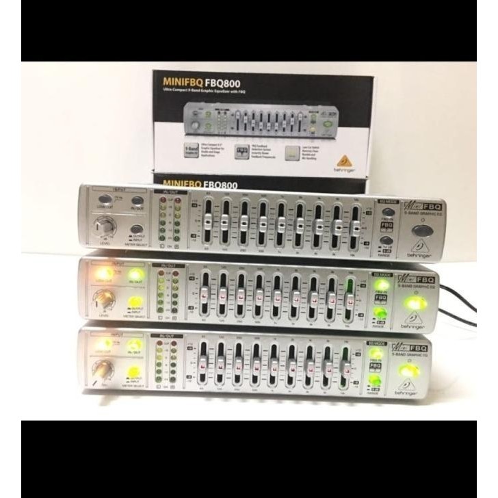 Termurah Behringer Mini Fbq800 Equalizer Fbq800 Fbq 800