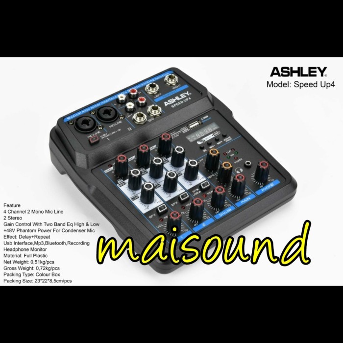 Cuci Gudang Mixer Audio Ashley Speed Up 4 Original Mixer Ashley Speed Up4 Speedup