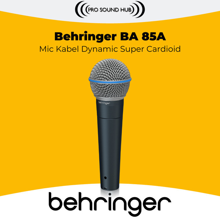 Cuci Gudang Behringer Mic Ba 85 A Ba85 Ba85A Microphone Mic Dynamic Super Cardioid