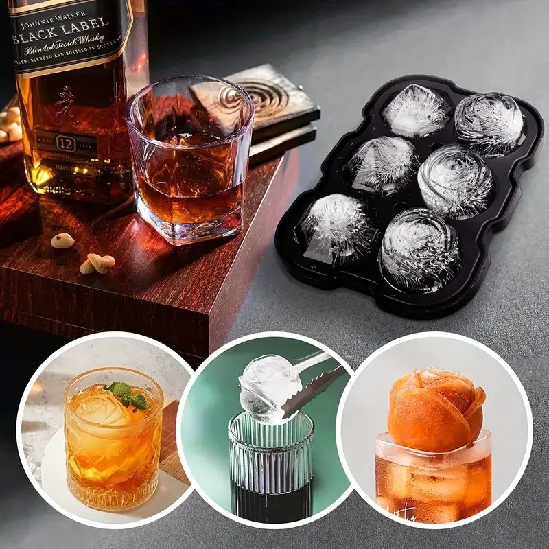

Cetakan Es Batu Silikon Diamond Rose 6 Grid Ice Cube Mold - ZD6 - Hitam | PBN