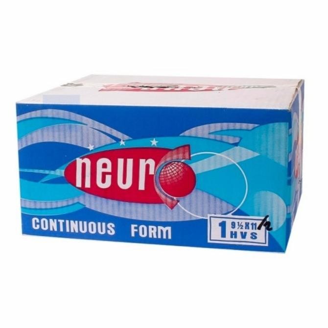 

TERBARU - Continuous Form / Kertas Dot Matrix Neuro9 1/2 x 11 - 1 Ply Polos (K1)