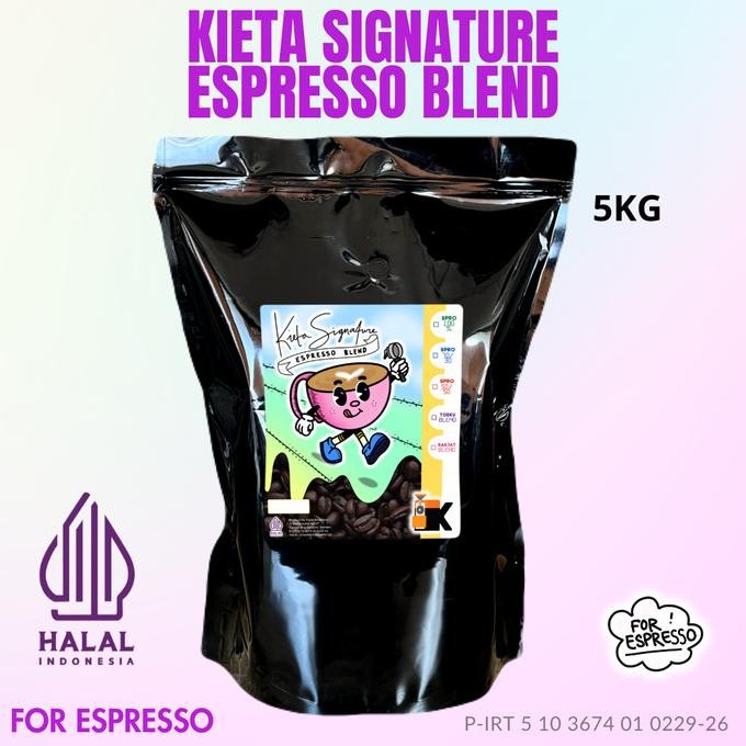 

Biji Kopi Kieta Signature Espresso Blend 5 Kg