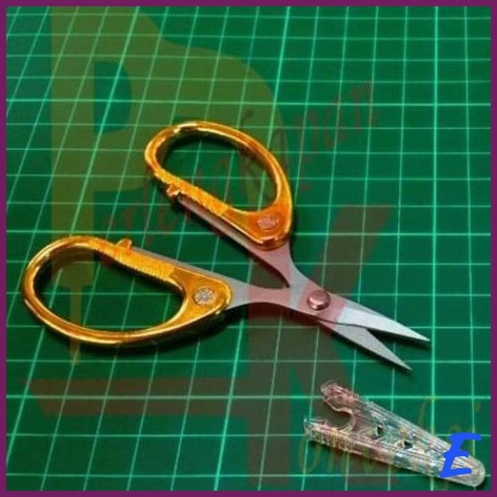 

| PLK | GUNTING KODOK STAINLESS STEEL EMAS 105MM