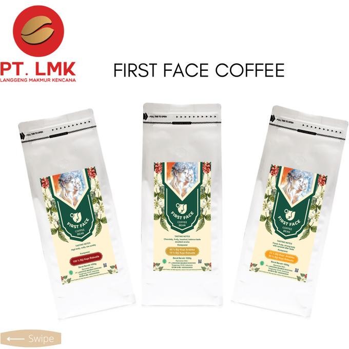 

First Face Coffee 70/30 Mix Blend Arabika Robusta Biji Kopi 1 Kg