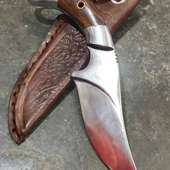 NEW pisau skiner kecil baja tajam survival hunting berburu outdoor
