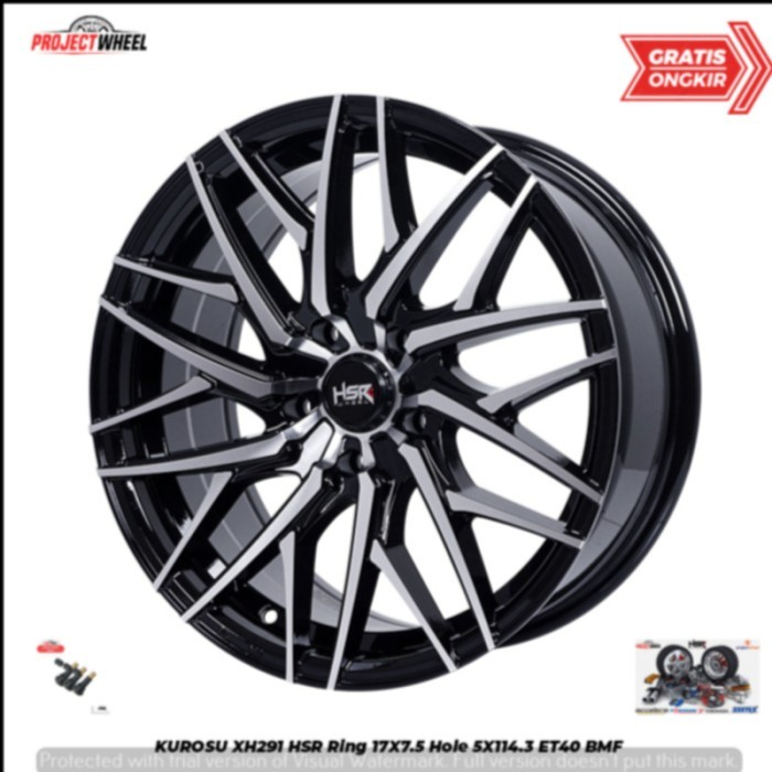 Velg Racing Mobil Ring 17 KUROSU HSR Outlander Brv Xpander Luxio