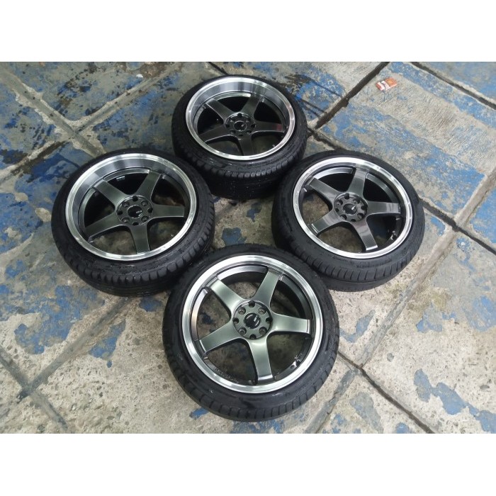 velg mobil seken racing ssr celong ring 17 baut 4x100/114