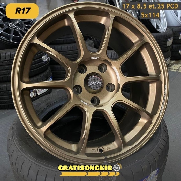 velg racing r17 lebar 8,5 ZE40 ORIGINAL SSW velg ring 17 Innova Reborn