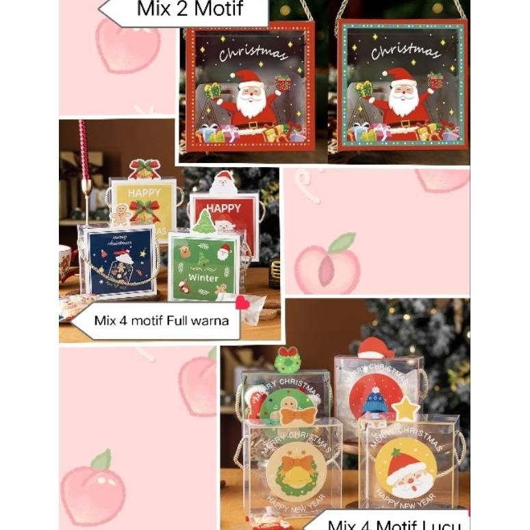 

5Pcs (New) Premium Box Hamper Natal Box Mika Natal Box Mika Cookies Box Natal Toples 500Gr Box Souvenir Natal Box Mika Kue Box Mika Cookies Dus Natal Kotak Natal Christmas Box Mica Premium Box Parcel Natal Packaging Natal Mika Natal Mika Cookies Mika Kue