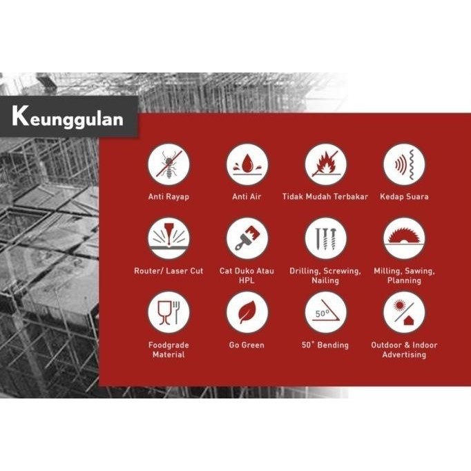 Baru Pvc Board 10Mm / Pvc Foam Board / Foam Board