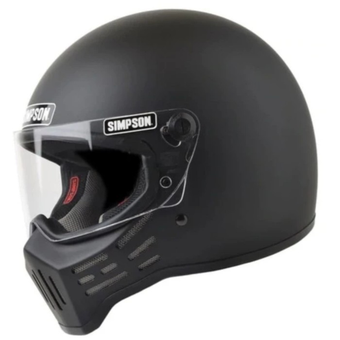 SIMPSON M30 BANDIT BLACK MATTE HELM FULL FACE HELM CLASSIC M30