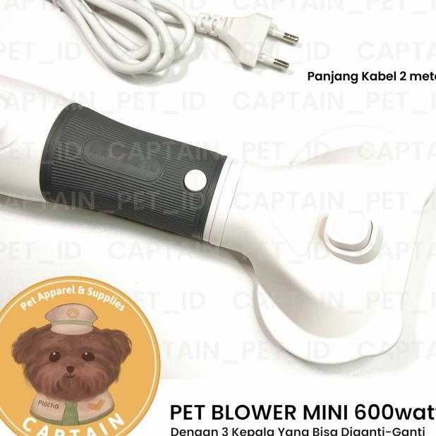 Pet Blower 600 Watt Gering Bulu Mandi Groong Anjing Kucing