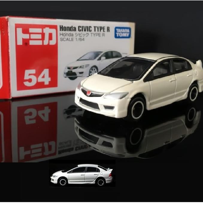 Tomica no 54 Honda Civic Type R white