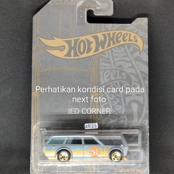 Hot Wheels '71 Datsun 510 Wagon - Satin & Crome Series #2523 @S14