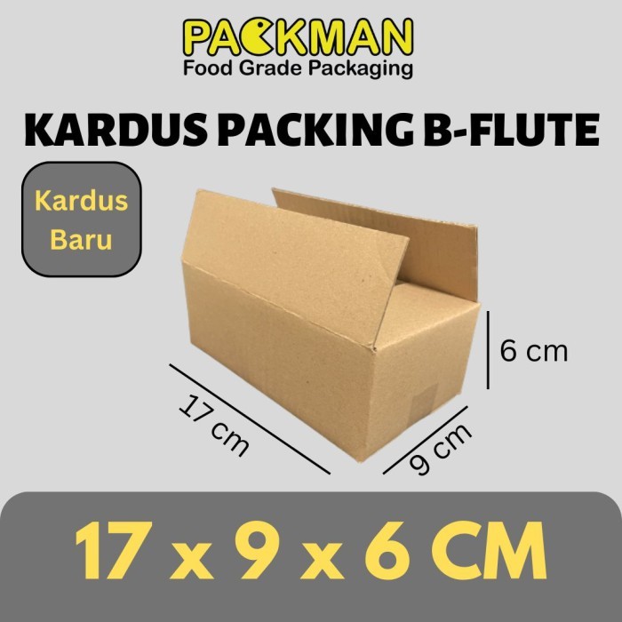 

KARDUS PACKING 17x9x6 cm / BOX KARTON CORUGATED B-FLUTE / PACKING