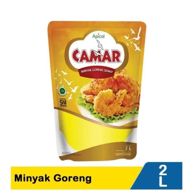 

Minyak Goreng Camar 2 liter I 1 dus isi 6 pcs