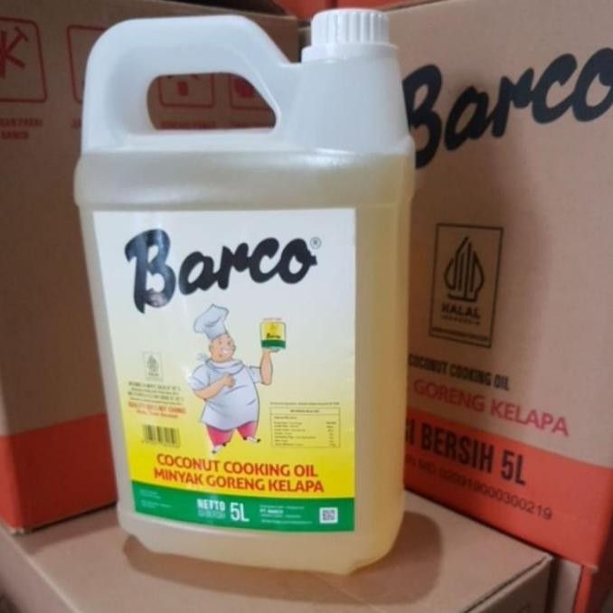 

minyak kelapa barco 5 liter coconut oil 5L